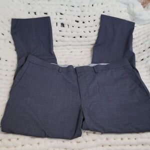 Haggar dress pants slim 40x30 grey